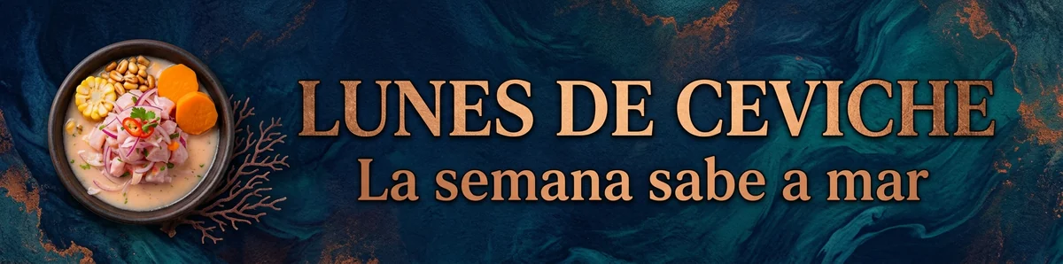 Lunes de ceviche. La semana sabe a mar.