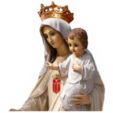 Imagen de la Madre de la Merced, patrona del colegio Santa María de Cervelló