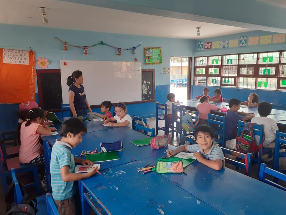 Aula azul de primaria del San Luis de la Paz