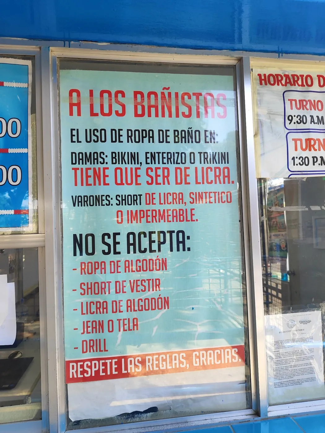 Comunicado: la piscina olímpica es solo recreativa