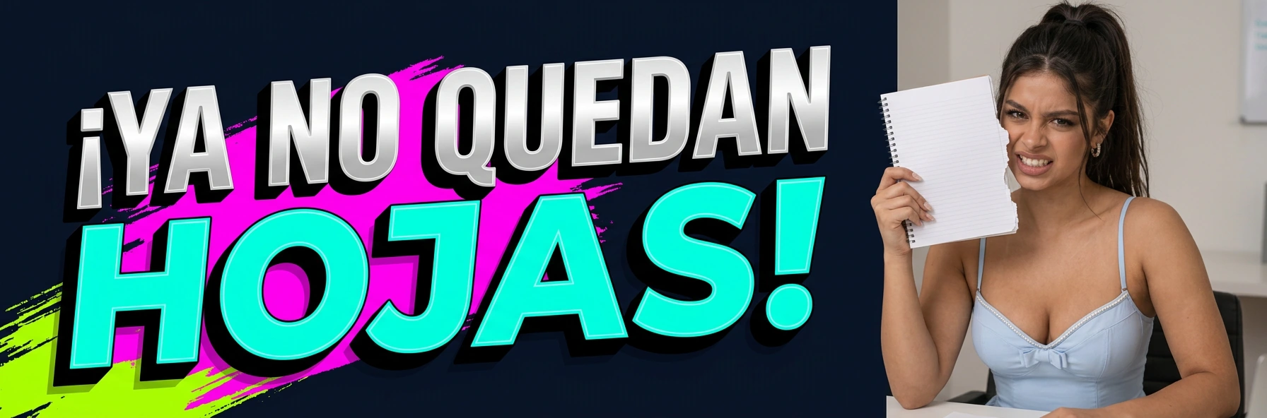 Modelo azul · ¡YA NO QUEDAN HOJAS!