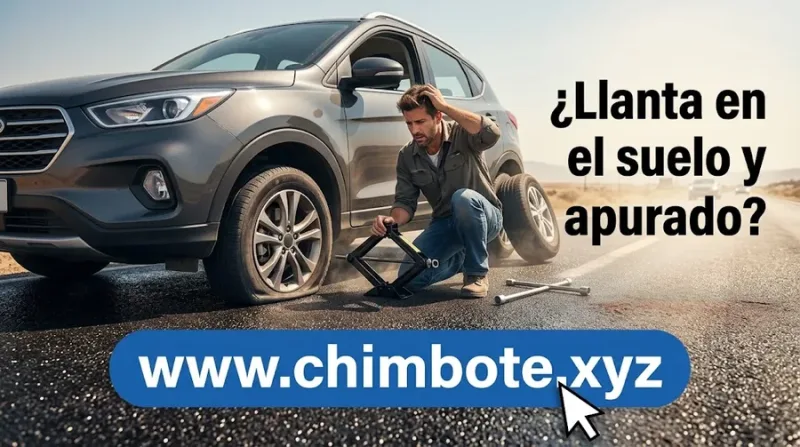 ¿Llanta en el suelo y apurado?