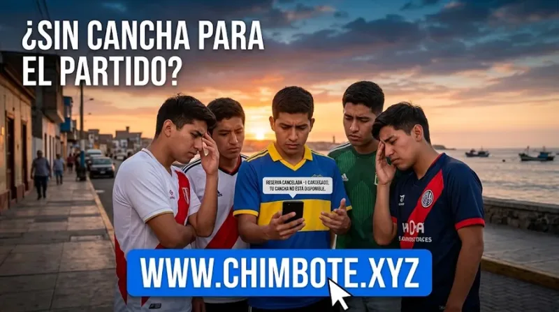 ¿Sin cancha para el partido?