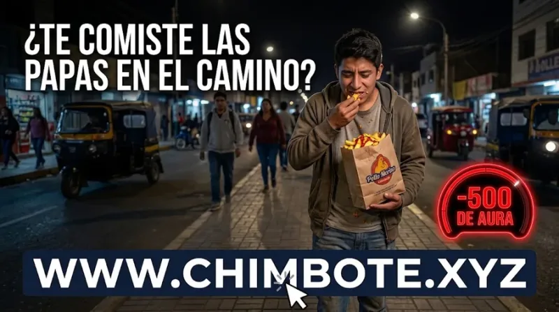 ¿Te comiste las papas en el camino?
