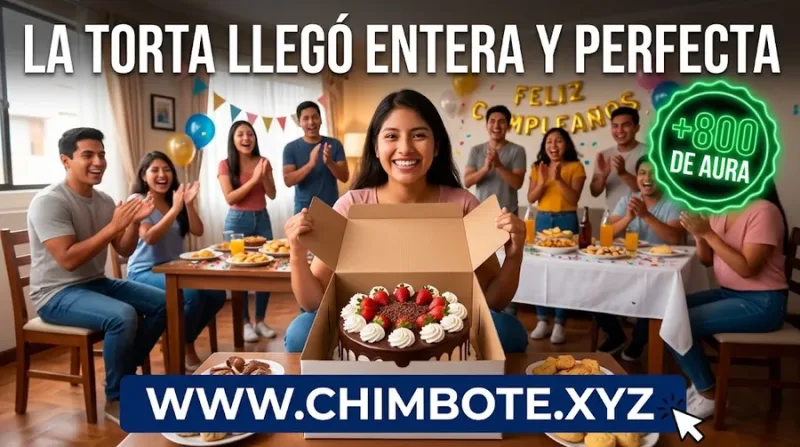 La torta llegó entera y perfecta