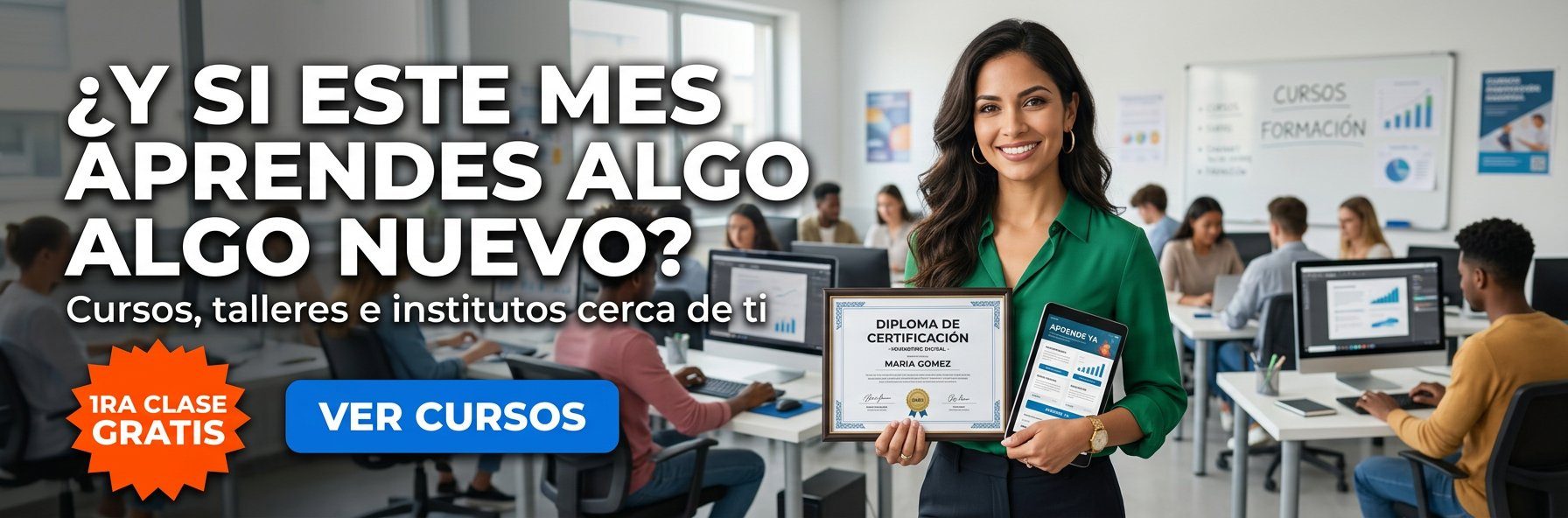 ¿Y SI ESTE MES APRENDES ALGO NUEVO?