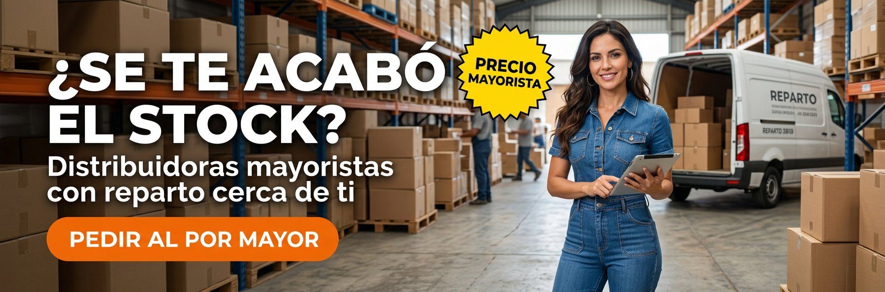 ¿SE TE ACABÓ EL STOCK?