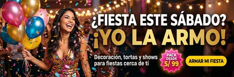 ¿FIESTA ESTE SÁBADO? ¡YO LA ARMO!