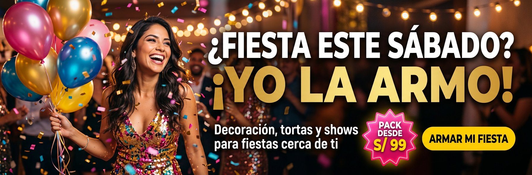 ¿FIESTA ESTE SÁBADO? ¡YO LA ARMO!