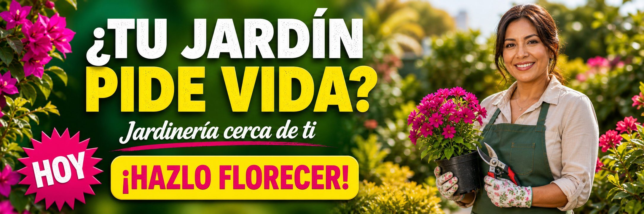 ¿TU JARDÍN PIDE VIDA?