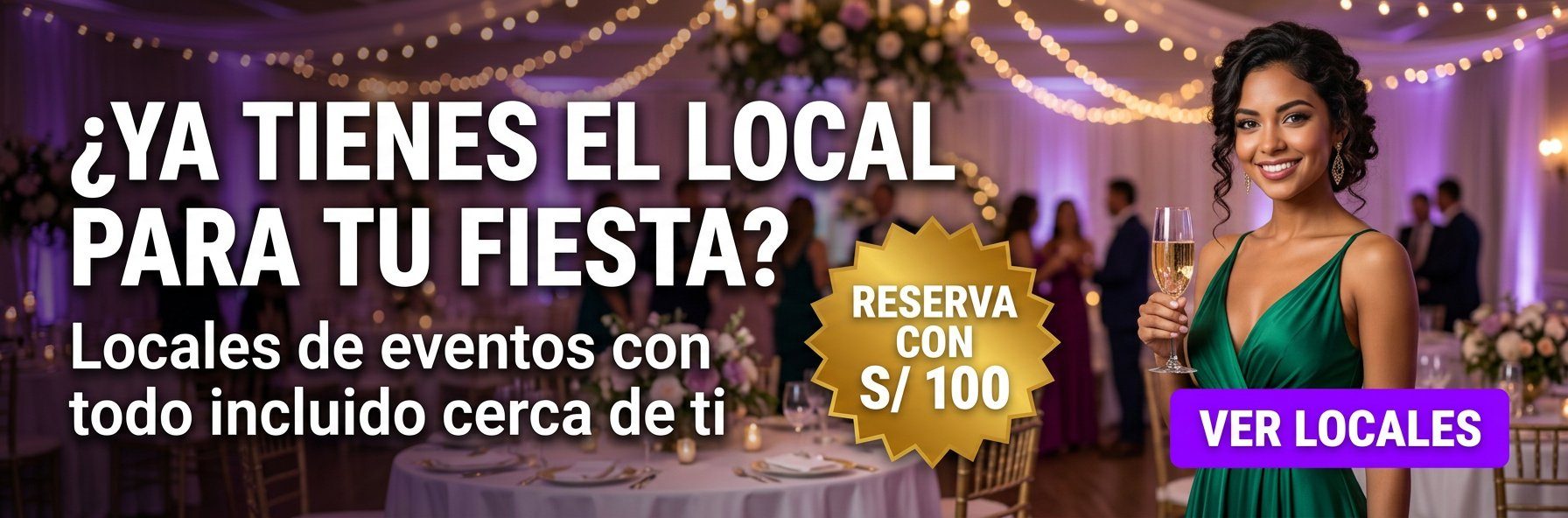 ¿YA TIENES EL LOCAL PARA TU FIESTA?