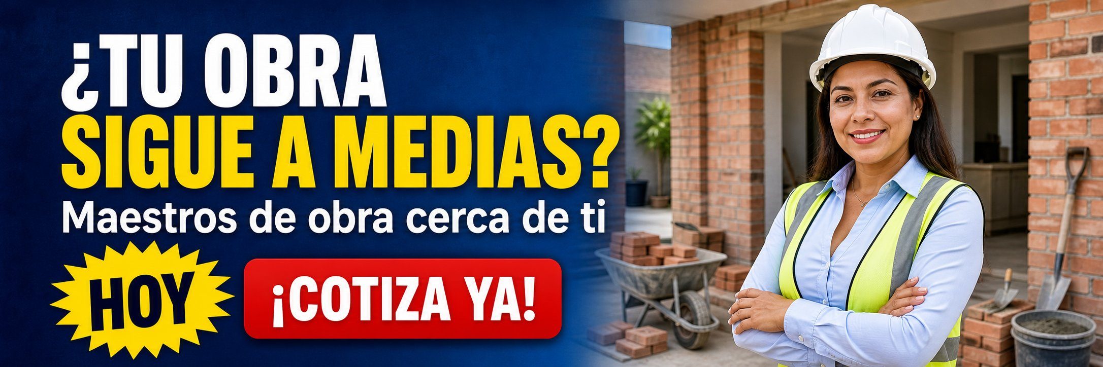 ¿TU OBRA SIGUE A MEDIAS?