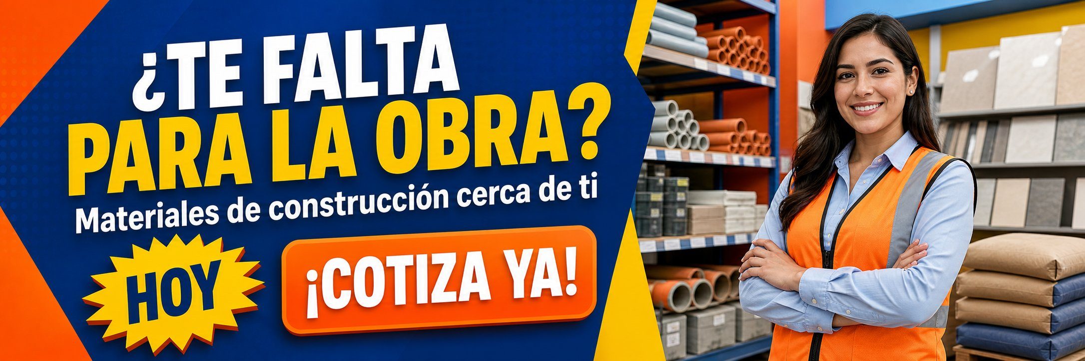 ¿TE FALTA PARA LA OBRA?