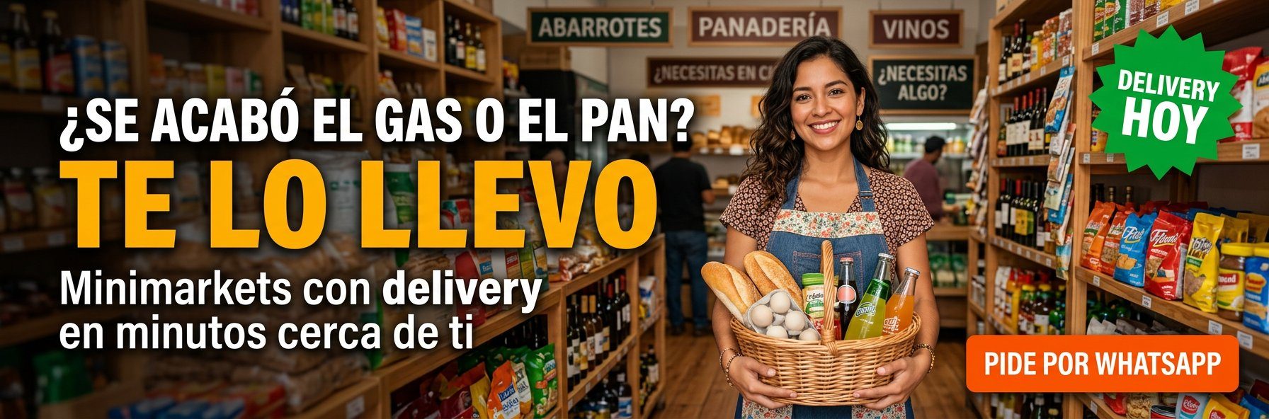 ¿SE ACABÓ EL GAS O EL PAN? TE LO LLEVO
