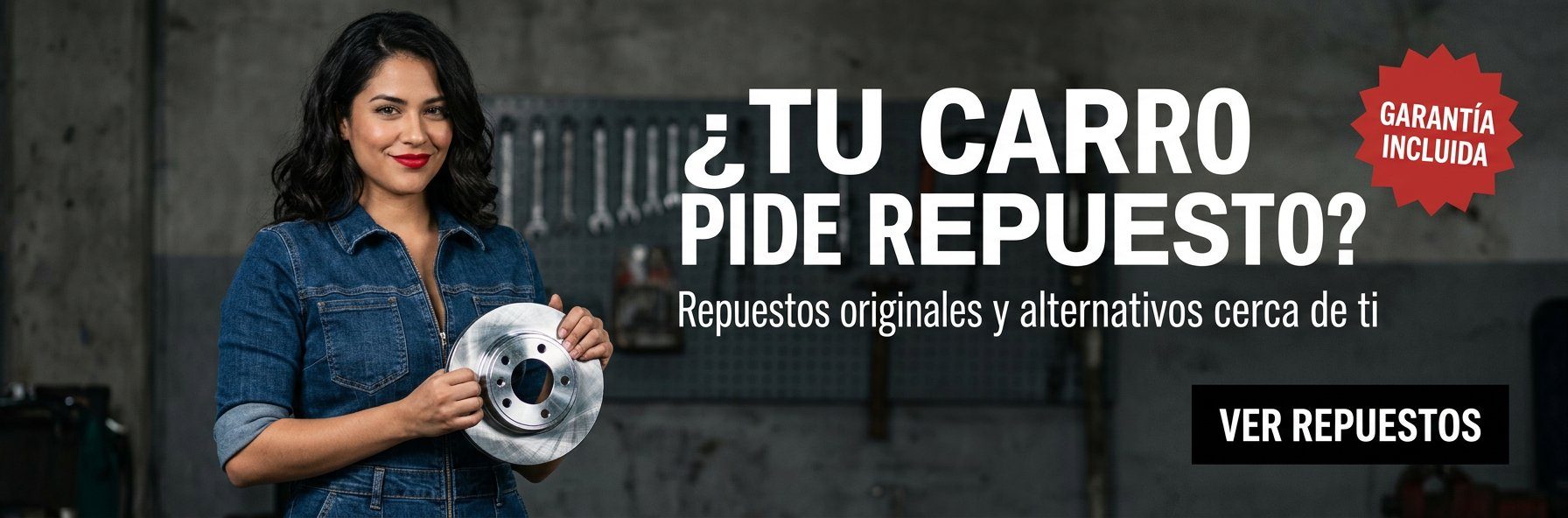 ¿TU CARRO PIDE REPUESTO?
