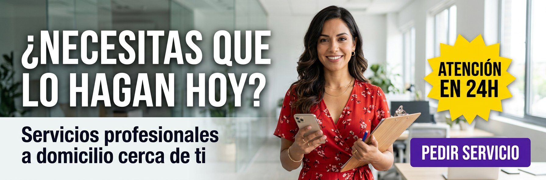 ¿NECESITAS QUE LO HAGAN HOY?