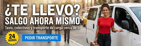¿TE LLEVO? SALGO AHORA MISMO