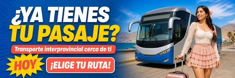 ¿YA TIENES TU PASAJE?