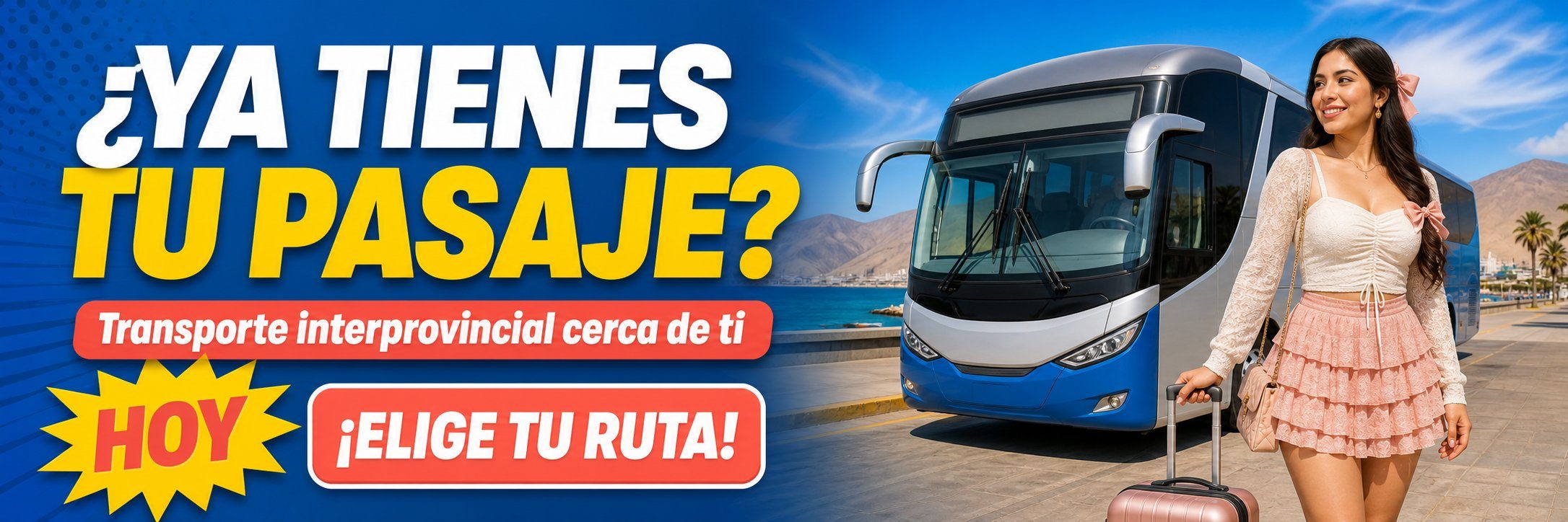 ¿YA TIENES TU PASAJE?