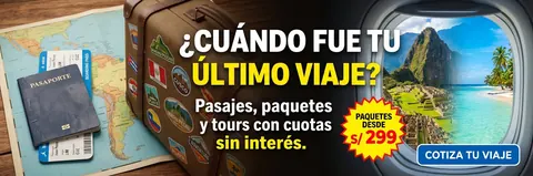 ¿CUÁNDO FUE TU ÚLTIMO VIAJE?