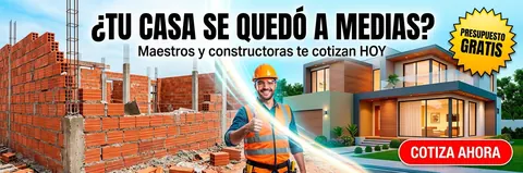 ¿TU CASA SE QUEDÓ A MEDIAS?