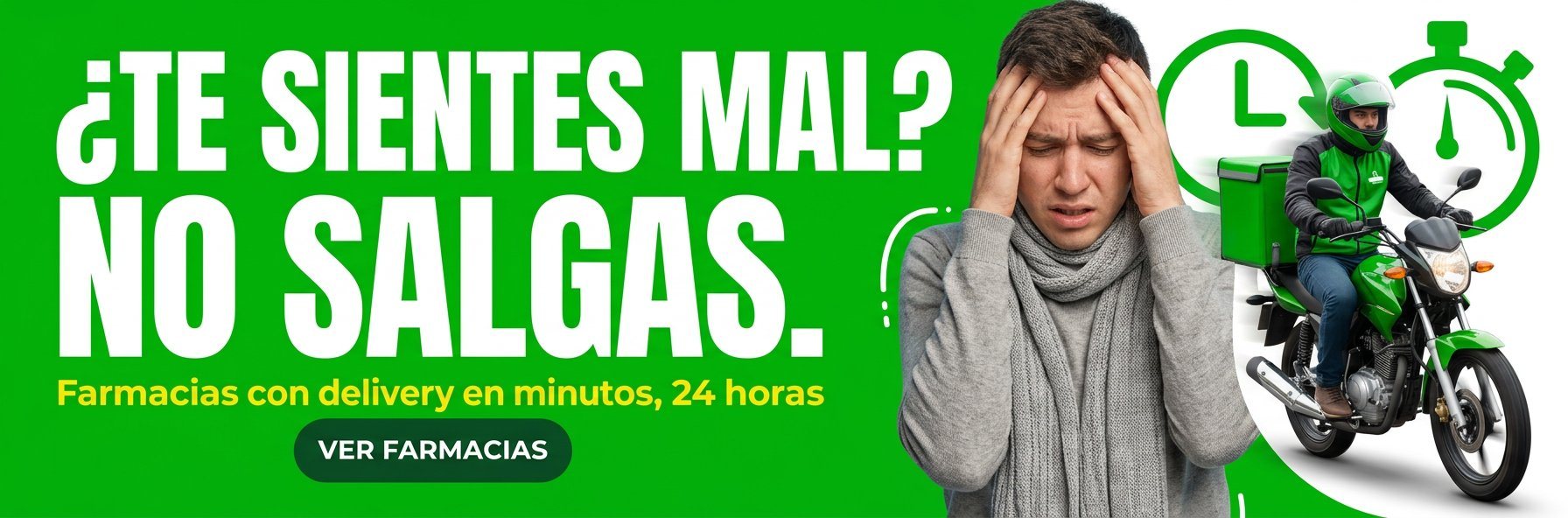 ¿TE SIENTES MAL? NO SALGAS