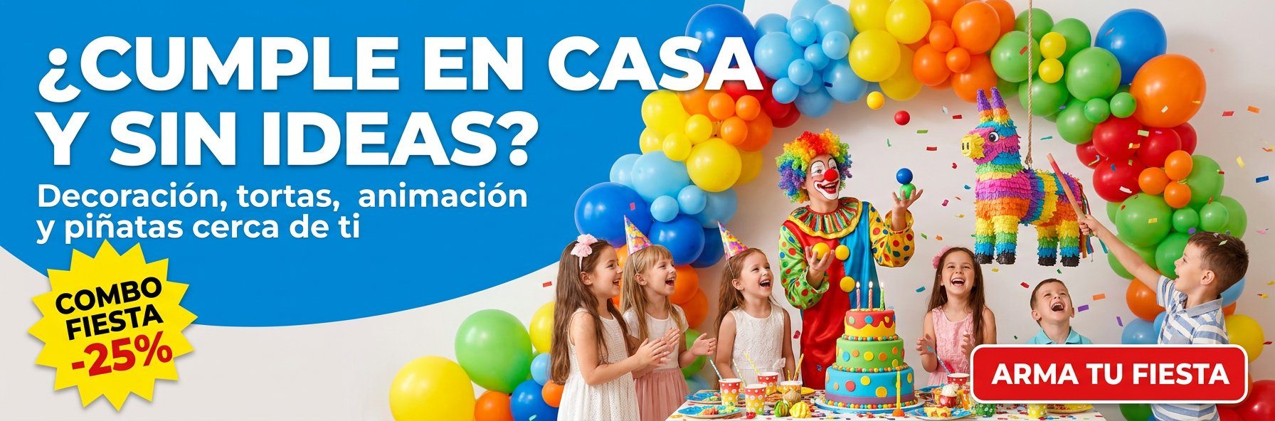 ¿CUMPLE EN CASA Y SIN IDEAS?