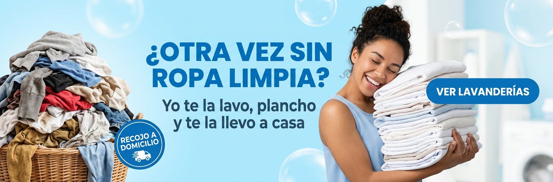 ¿OTRA VEZ SIN ROPA LIMPIA?