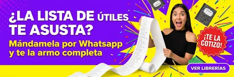 ¿LA LISTA DE ÚTILES TE ASUSTA?