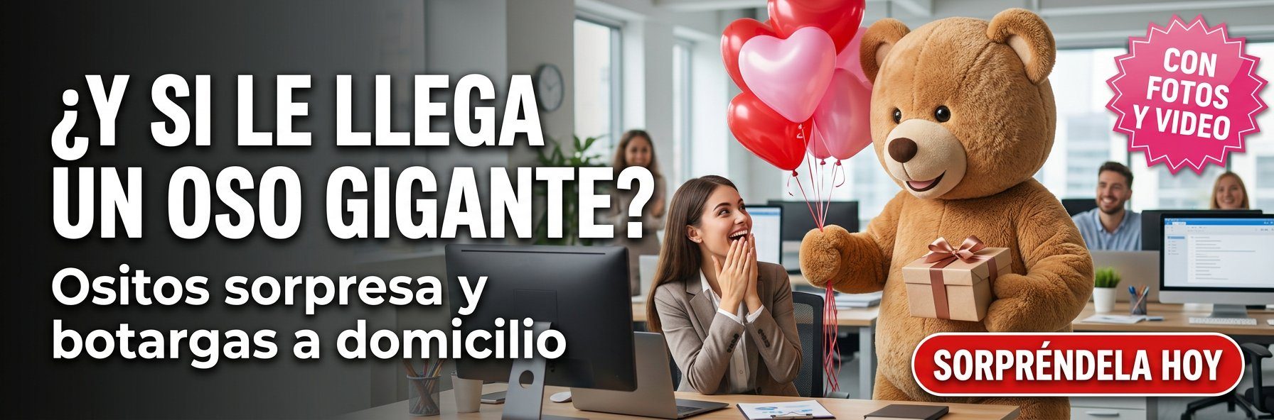 ¿Y SI LE LLEGA UN OSO GIGANTE?