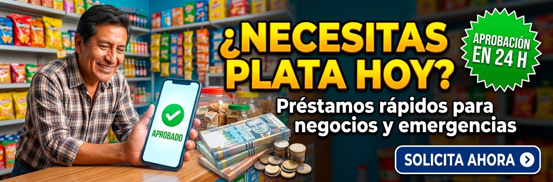 ¿NECESITAS PLATA HOY?
