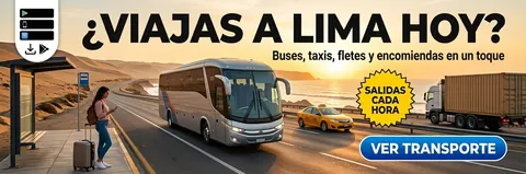 ¿VIAJAS A LIMA HOY?