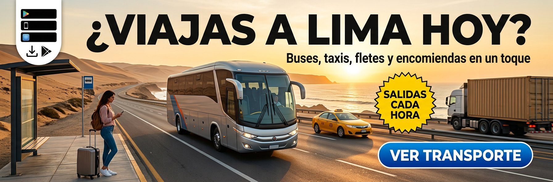 ¿VIAJAS A LIMA HOY?