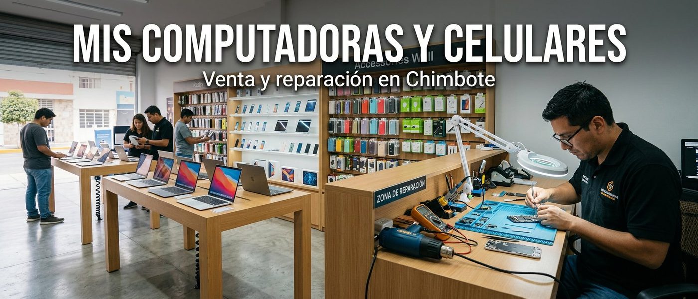 Mis Tiendas de computadoras y celulares en Chimbote