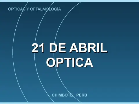 21 De Abril Optica