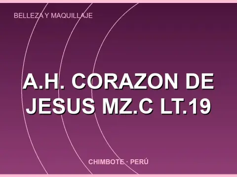 A.H. corazon de jesus Mz.C lt.19