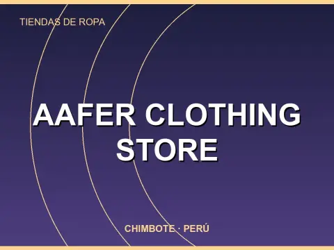 Aafer Clothing Store