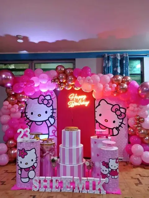 Decoración temática de cumpleaños (pack completo)