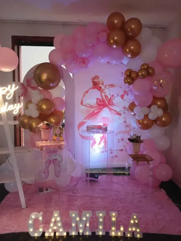 Letras y números gigantes para la fiesta
