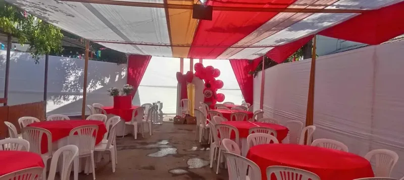 Alquiler de toldo de gala con montaje