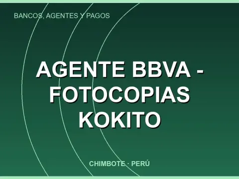 Agente BBVA - Fotocopias Kokito