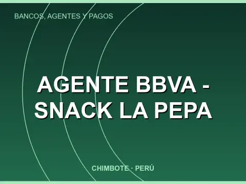 Agente BBVA - Snack la Pepa