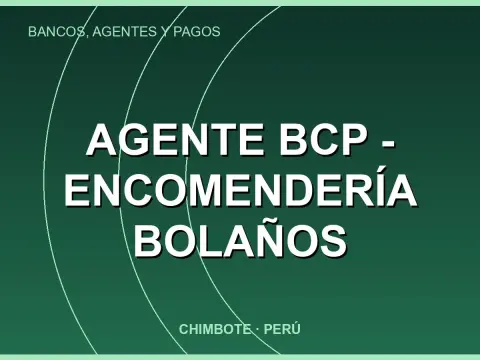 Agente BCP - Encomendería Bolaños
