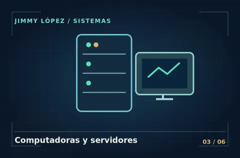 Computadoras y servidores en sitio