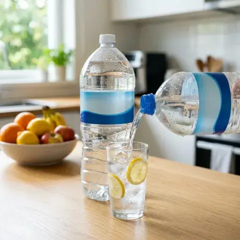 Agua purificada en botellas de 3 L y 5 L