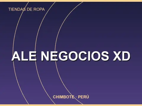 Ale negocios xd