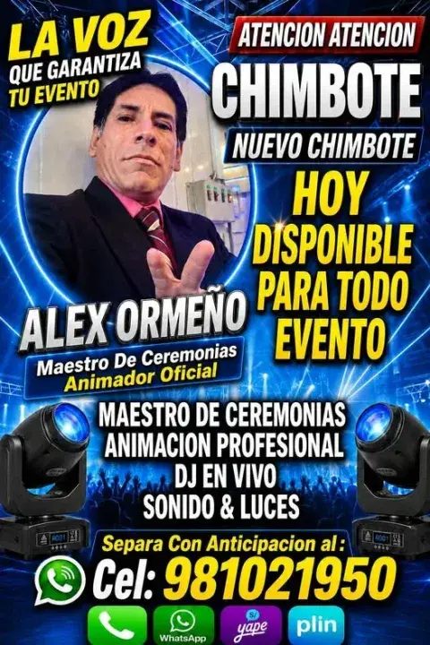 Maestro de ceremonias y animador oficial