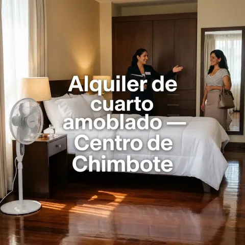 Alquiler de cuarto amoblado — Centro de Chimbote