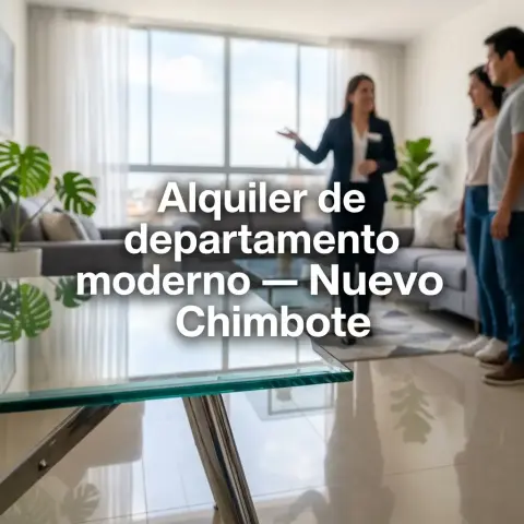 Alquiler de departamento moderno — Nuevo Chimbote