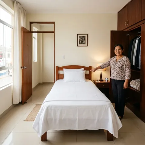 Alquiler de habitaciones amobladas en Nuevo Chimbote